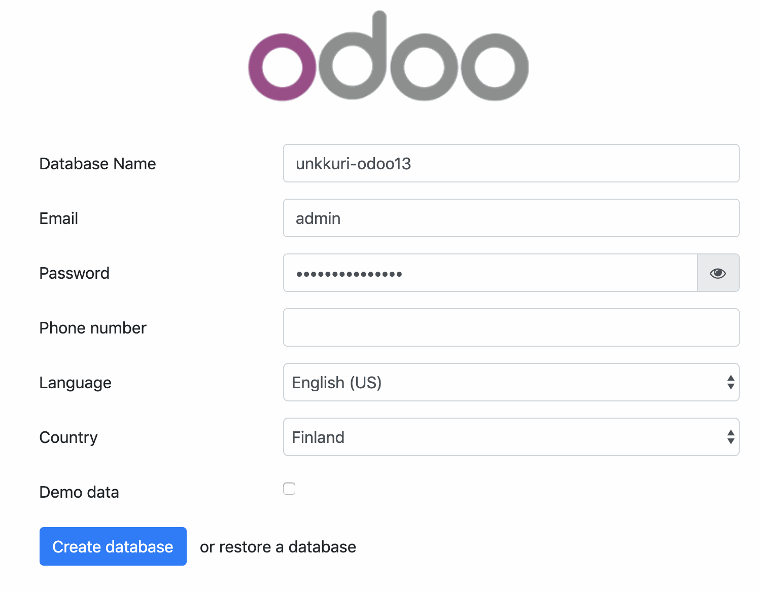 Odoo CMS- Sample image floating